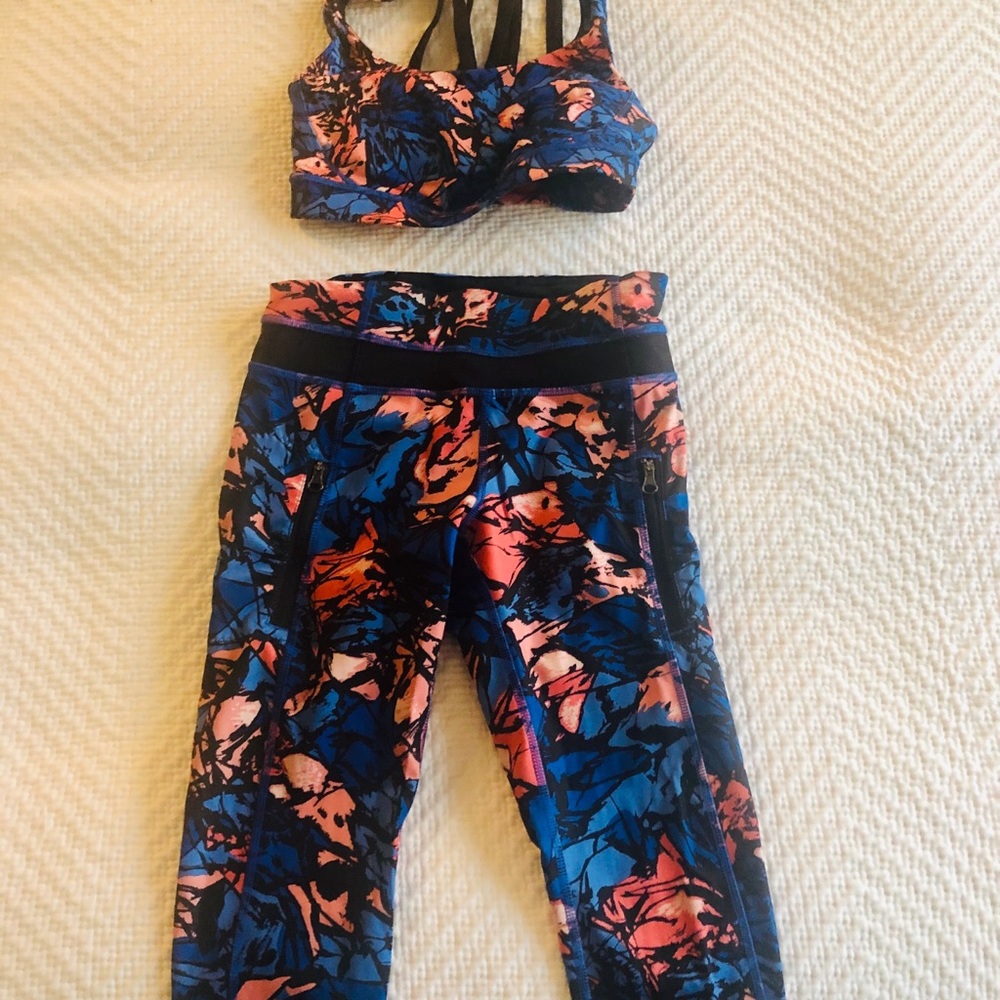 Lululemon matching workout set